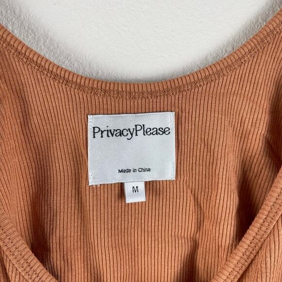 Privacy Please Orion snap button wrap tank top - Picture 3 of 6